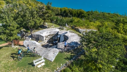 Scaur Park along the Railway Trail in Bermuda