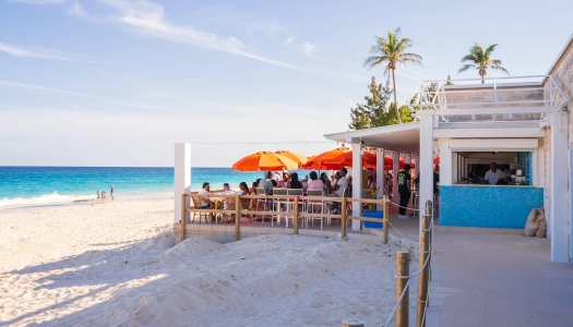 Exterior view of Mickey's Beach Bar at Cafe Lido 
