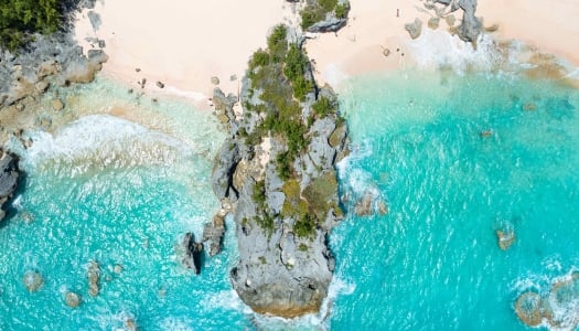 Aerial of Chaplin Bay