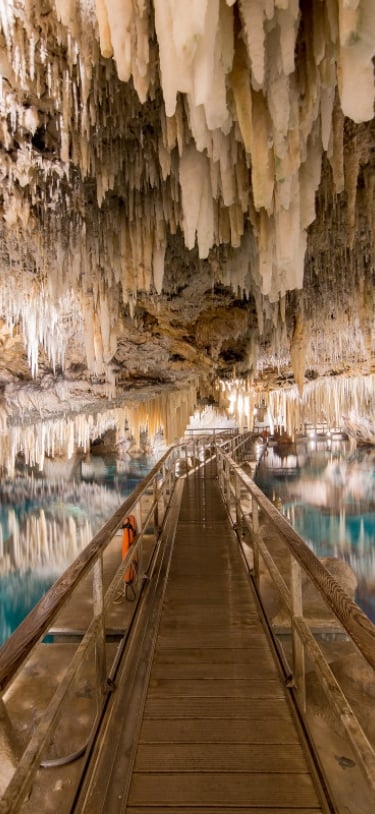 underwater crystal caves