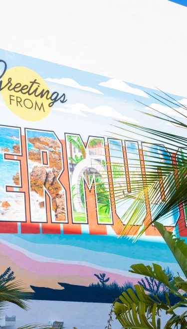 Greetings from Bermuda Wall Mural